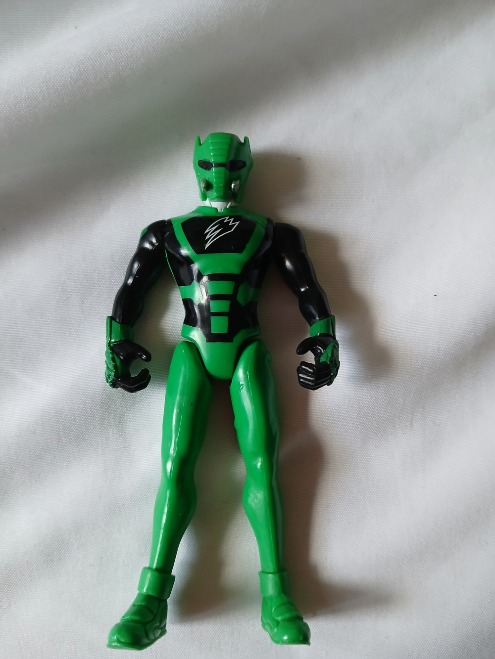 Power Rangers Jungle Fury _ Savage Spin Green Elephant Ranger _ Figure Only